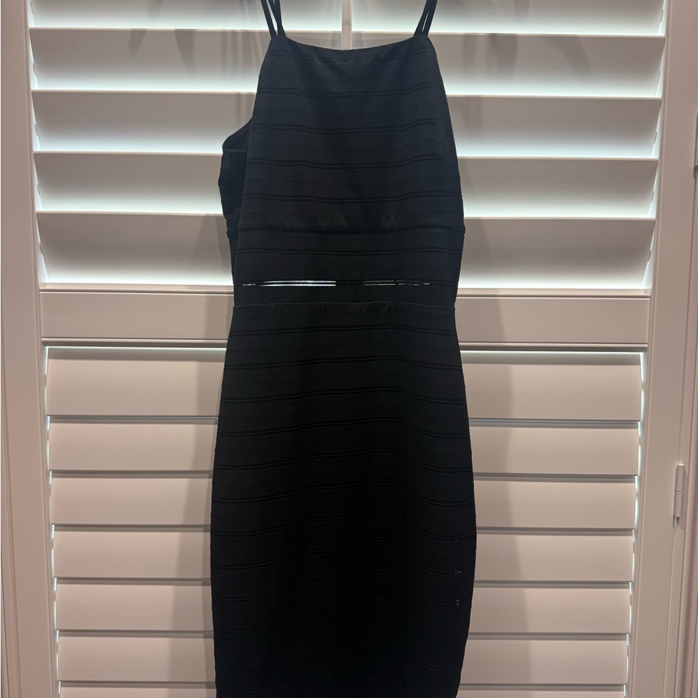 Chic Black Strapless Dress